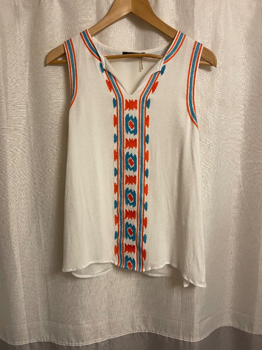 THML Embroidered BOHO Tank Top